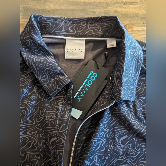 NEW WOMENS DUNNING POLO Large BLACK MSRP $79 - Picture 2 of 4